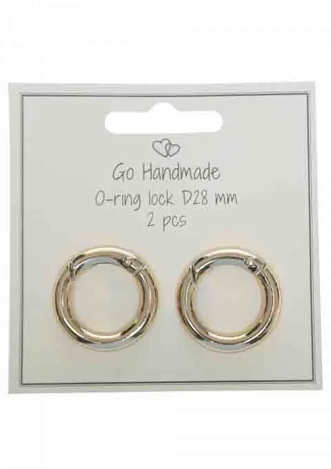 Go Handmade O-Ring Lås 28 mm (2 stk)